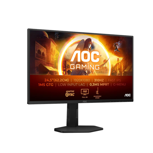 [25G4SXU] AOC 25" / 300Hz / FHD / Fast IPS / Flat - Écran PC