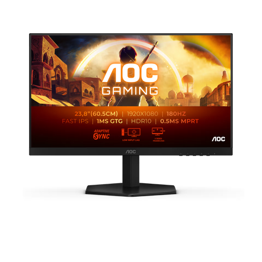 [24G42E] AOC 24" / 180Hz / FHD / Fast IPS / Flat - Écran PC